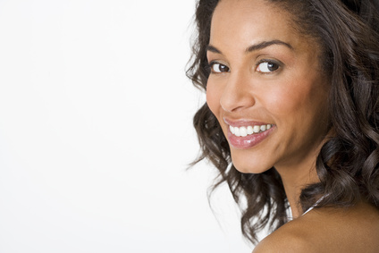 A portrait of an attractive young woman smiling copyright noireônaturel